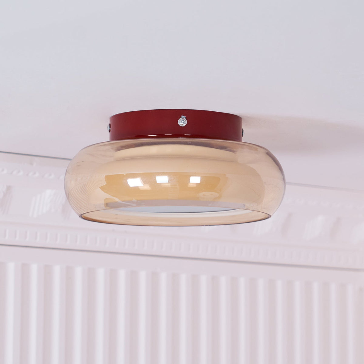 Retro Glass Surface-Mounted Ceiling Lamp – product view