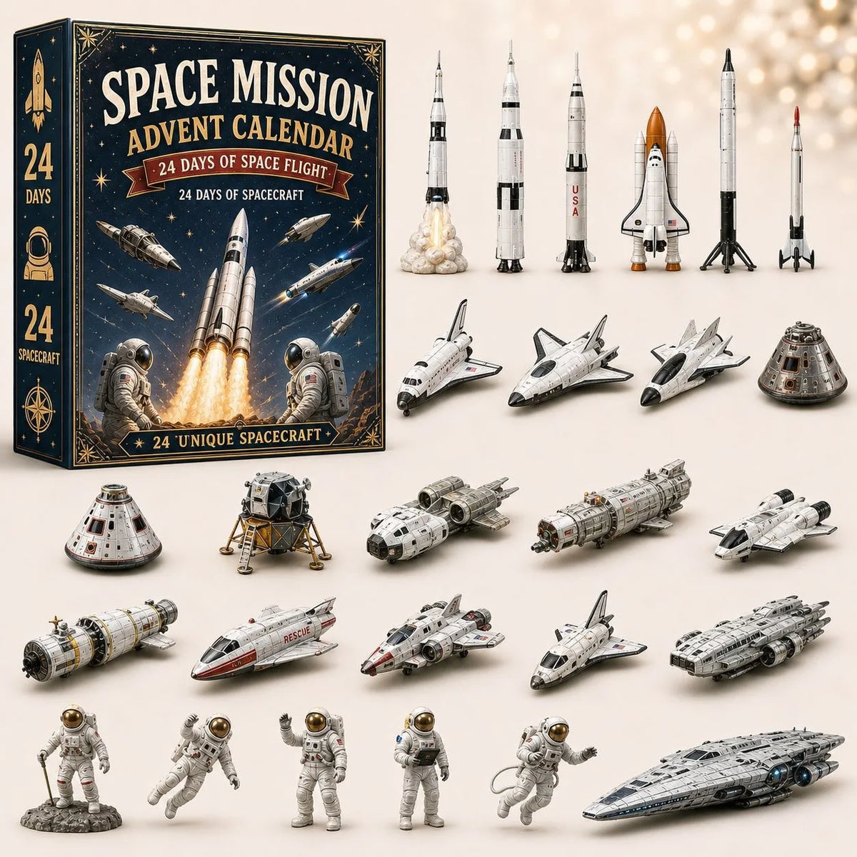 Aircraft and Spacecraft Advent Calendar 2026 – Design 10, Acrylic – image 18