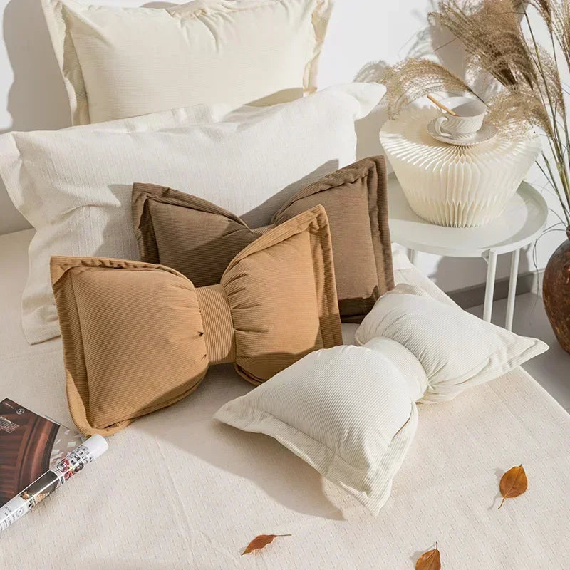 Bow Cushion with Pom-Poms – Product view 9