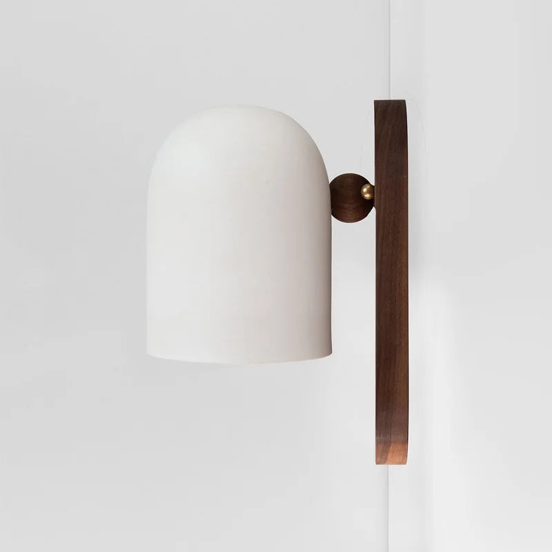 Loft Wooden Wall Lamp – White (style 2)