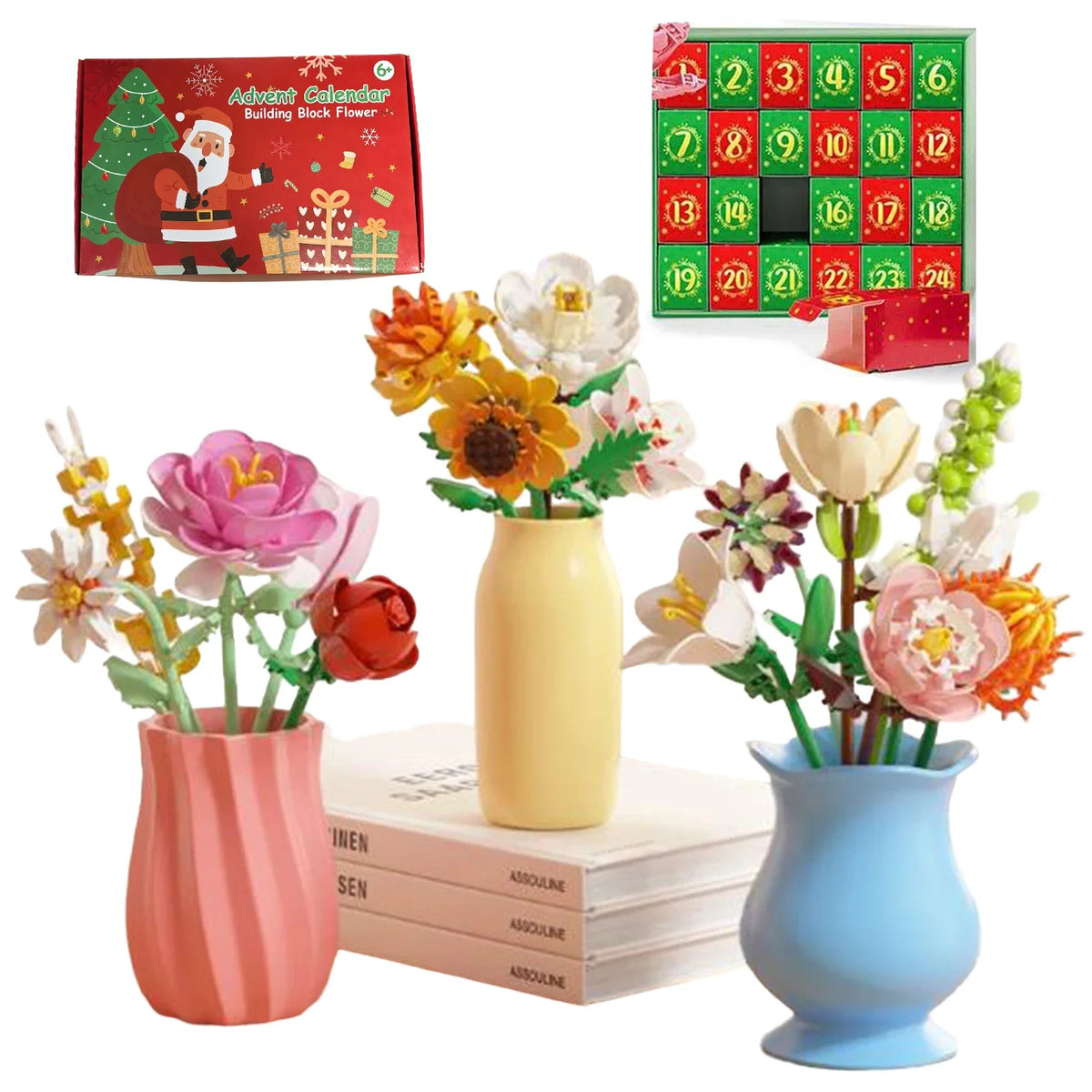 Flower Building Block Advent Calendar 2026 with 24 Builds – image 2