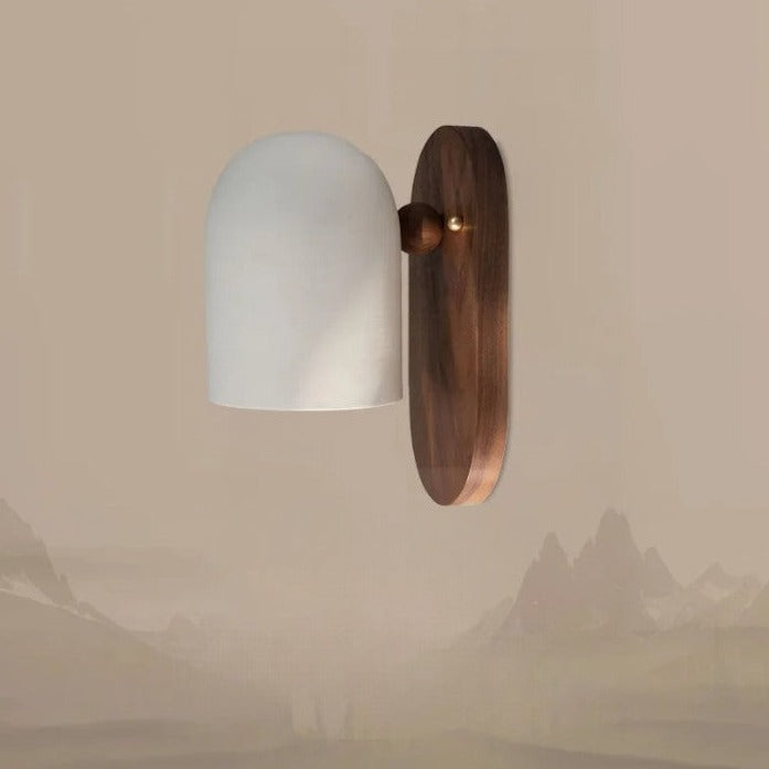 Loft Wooden Wall Lamp – White (style 1)