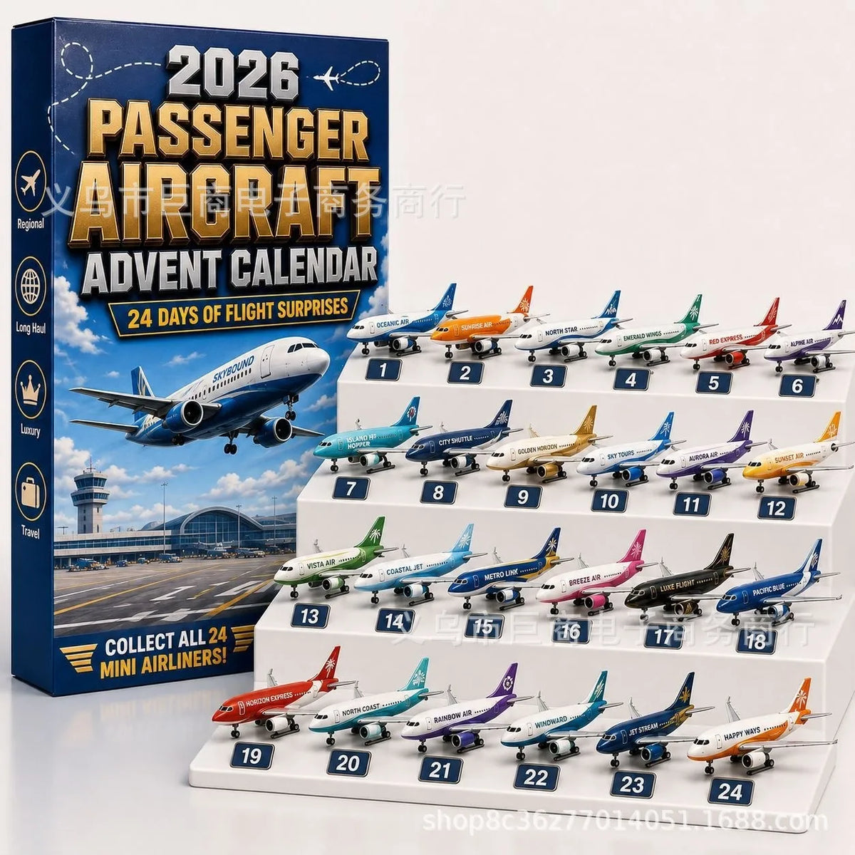 Aircraft and Spacecraft Advent Calendar 2026 – Design 0, Acrylic – image 8