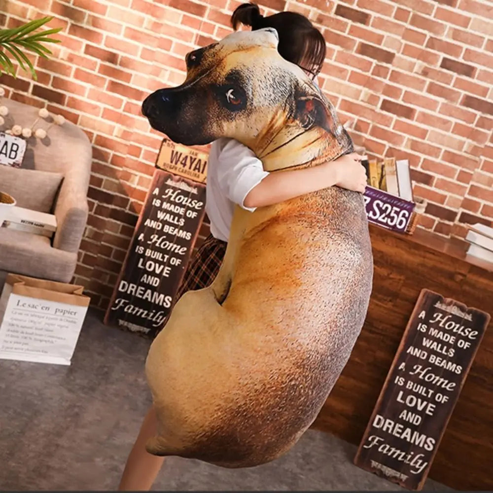 3D Dog Head Cushion – Product view 4