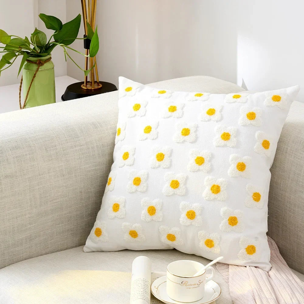 Bloomfield Embroidered Floral Cushion Cover - product detail 6