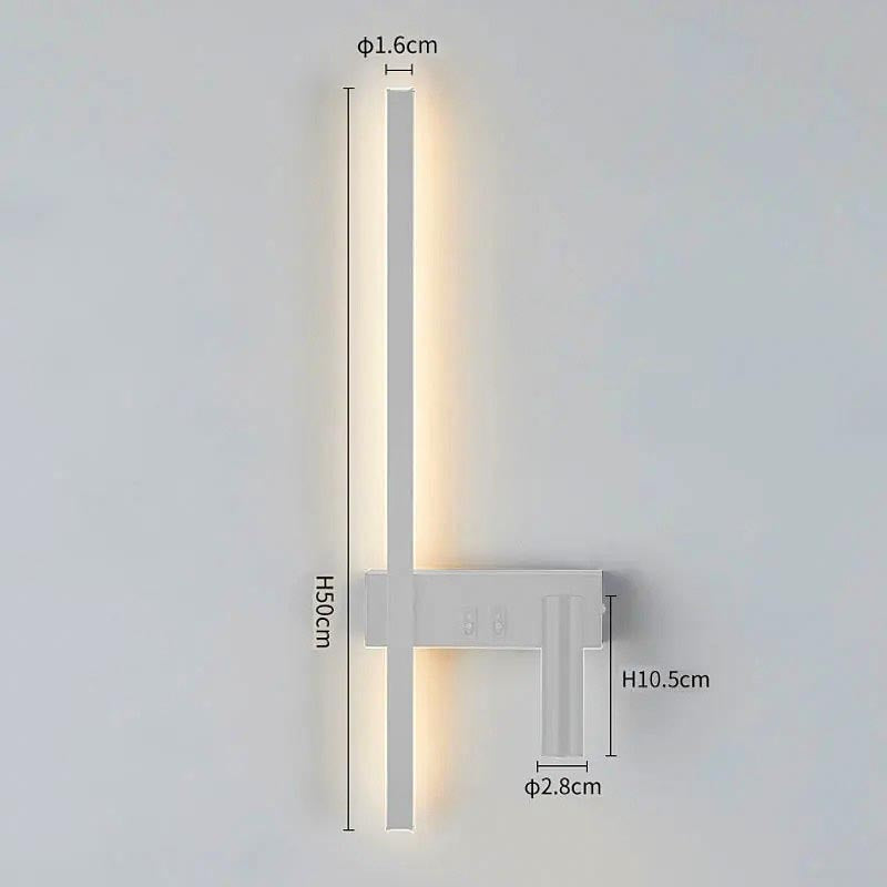 Adjustable Spotlight Wall Lamp – White R