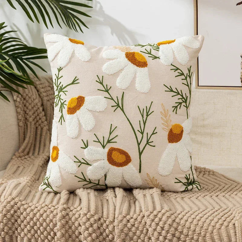 Bloomfield Embroidered Floral Cushion Cover - product detail 25