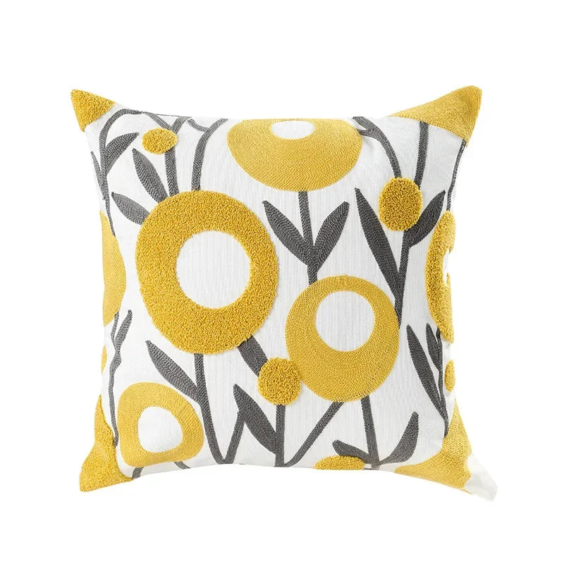 Bloomfield Embroidered Floral Cushion Cover - product detail 15