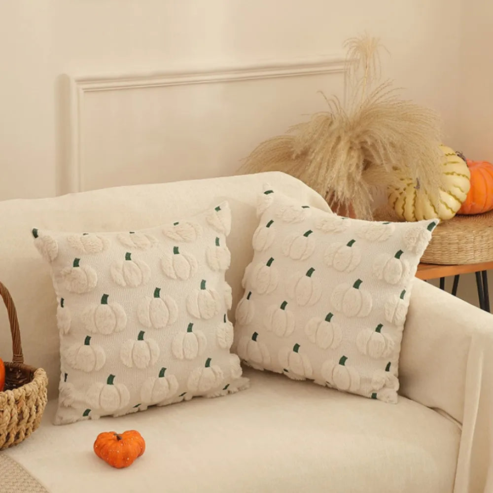 Plush Pumpkin Cushion Cover – 45 × 45 cm – Product view 7