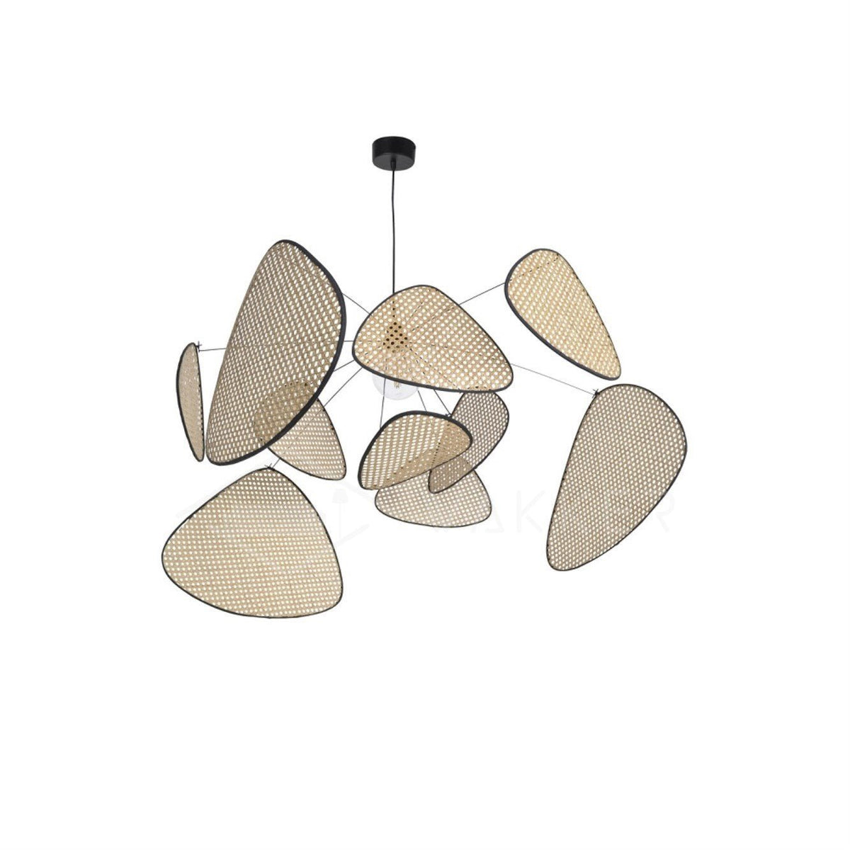 Bali Woven Bamboo Pendant Light - product detail 5