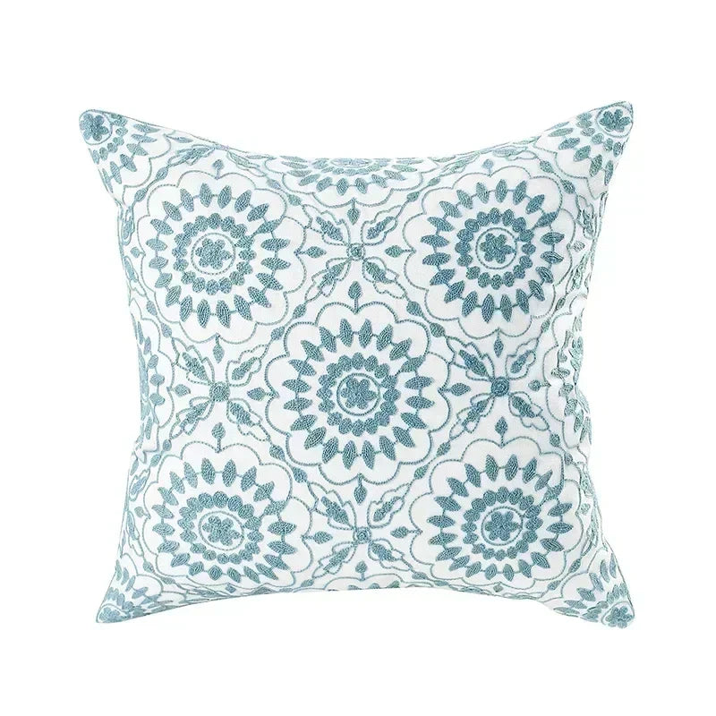 Bloomfield Embroidered Floral Cushion Cover - product detail 10