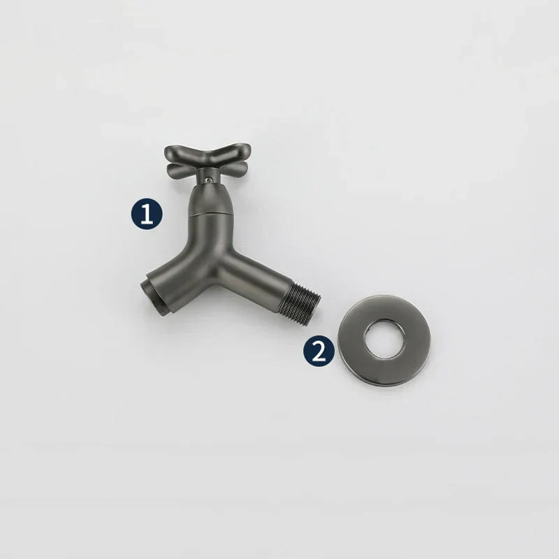 Brass Cold-Water Wall Tap – Product view 6