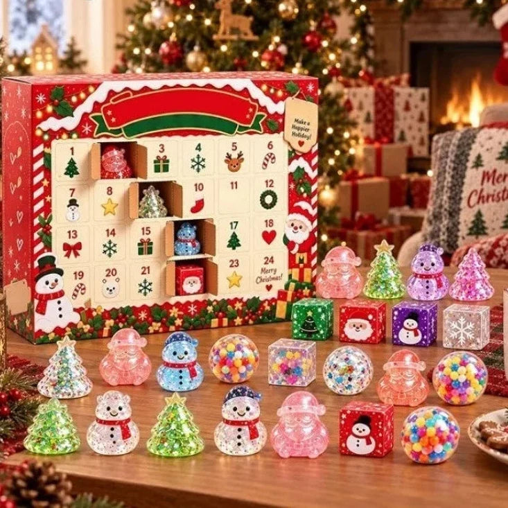 Mochi Squishy Advent Calendar 2026 with 24 Squeeze Toys – image 1