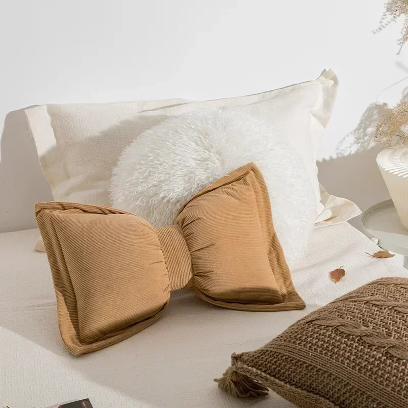 Bow Cushion with Pom-Poms – Product view 12