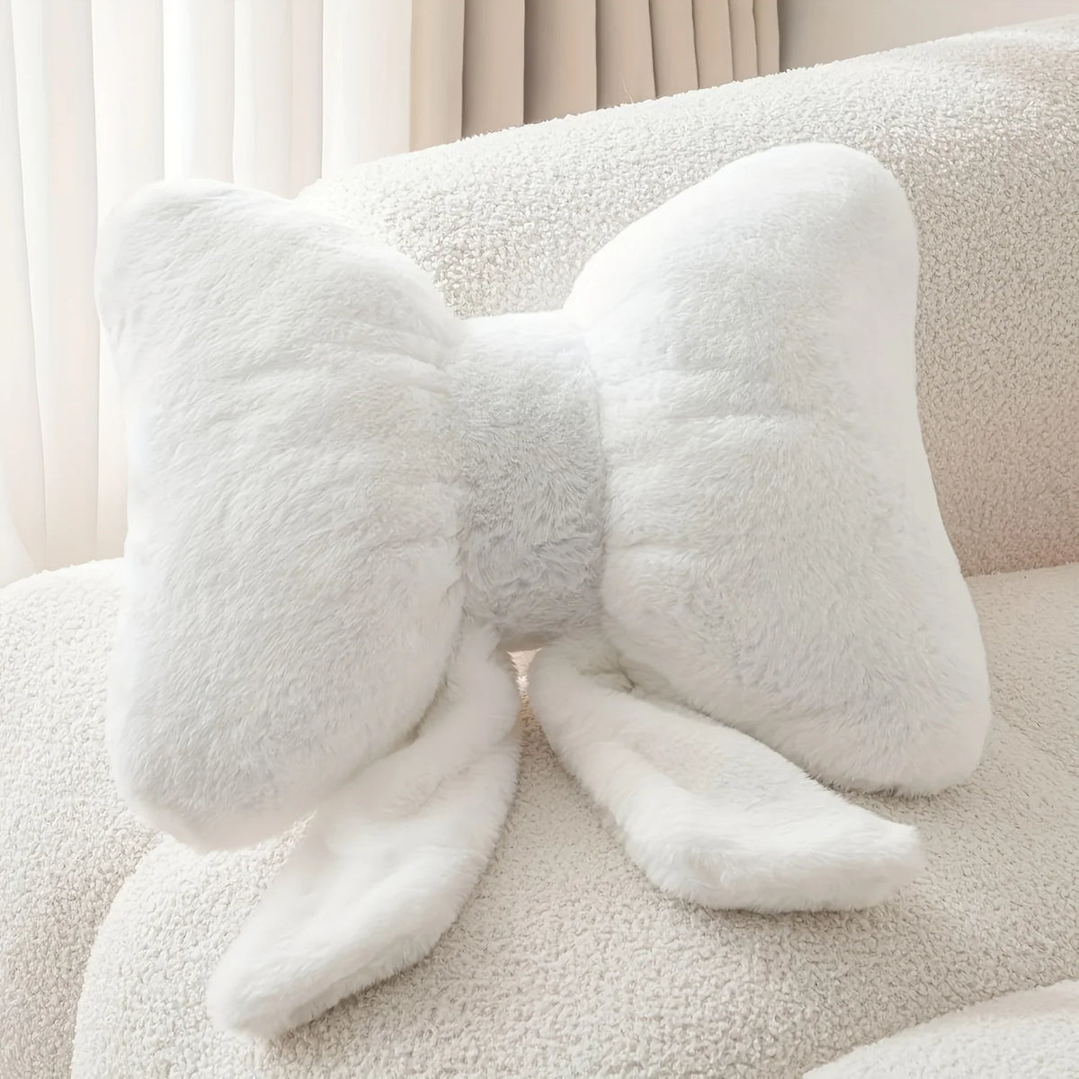 Washable Bow Cushion – Main product image