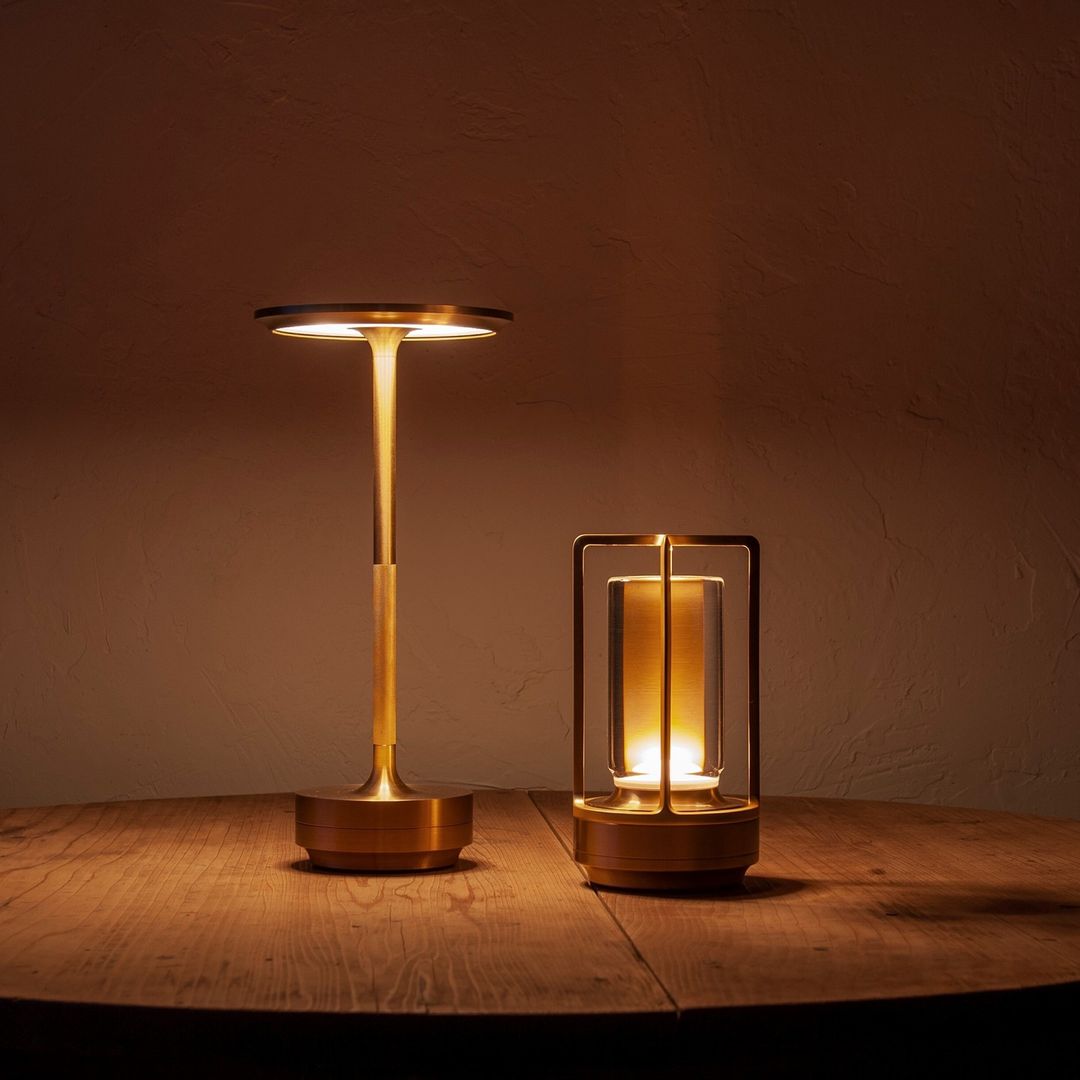 Crystal-Accent Wireless Table Lamp – product view