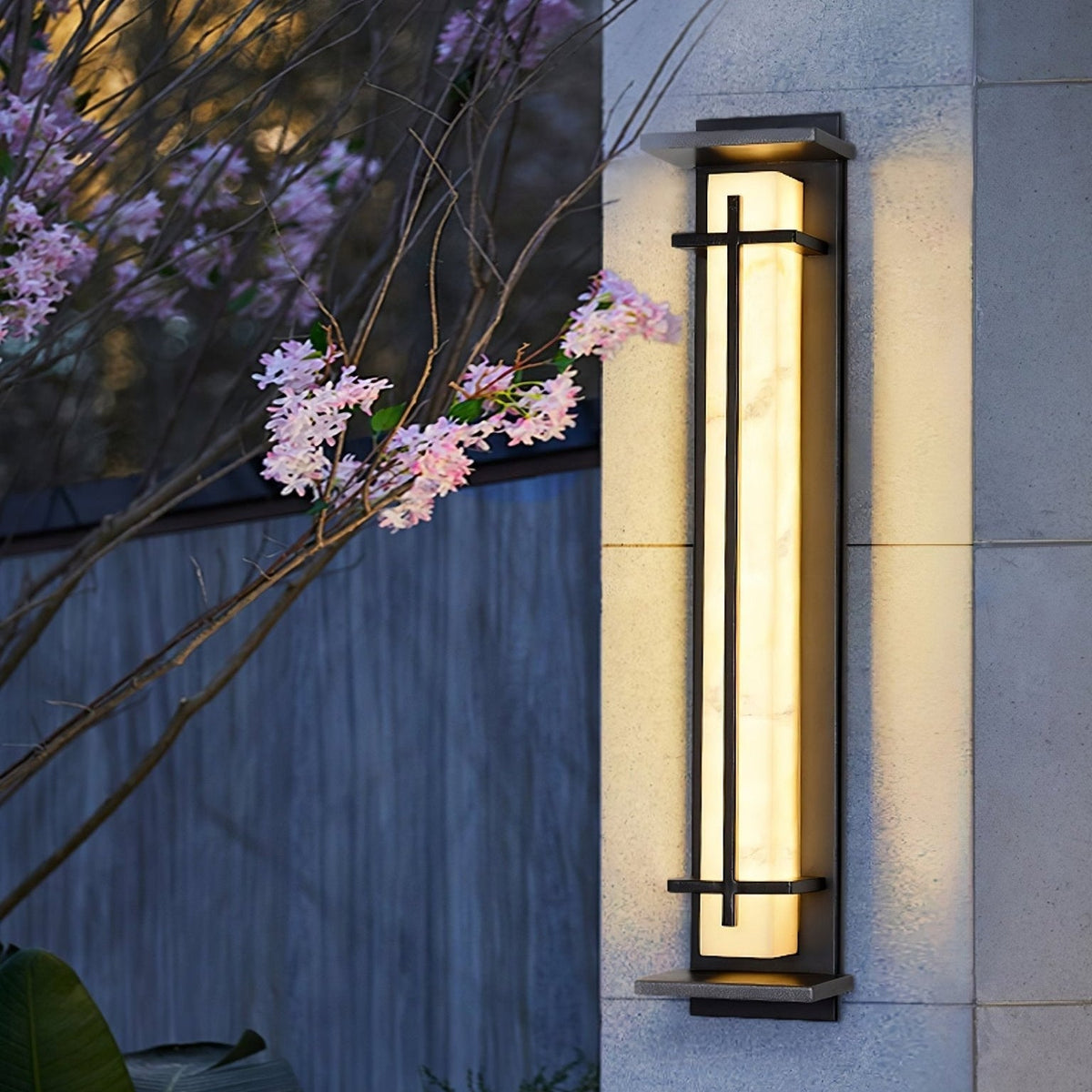 Alba Vertical Outdoor LED Wall Light - product detail 6