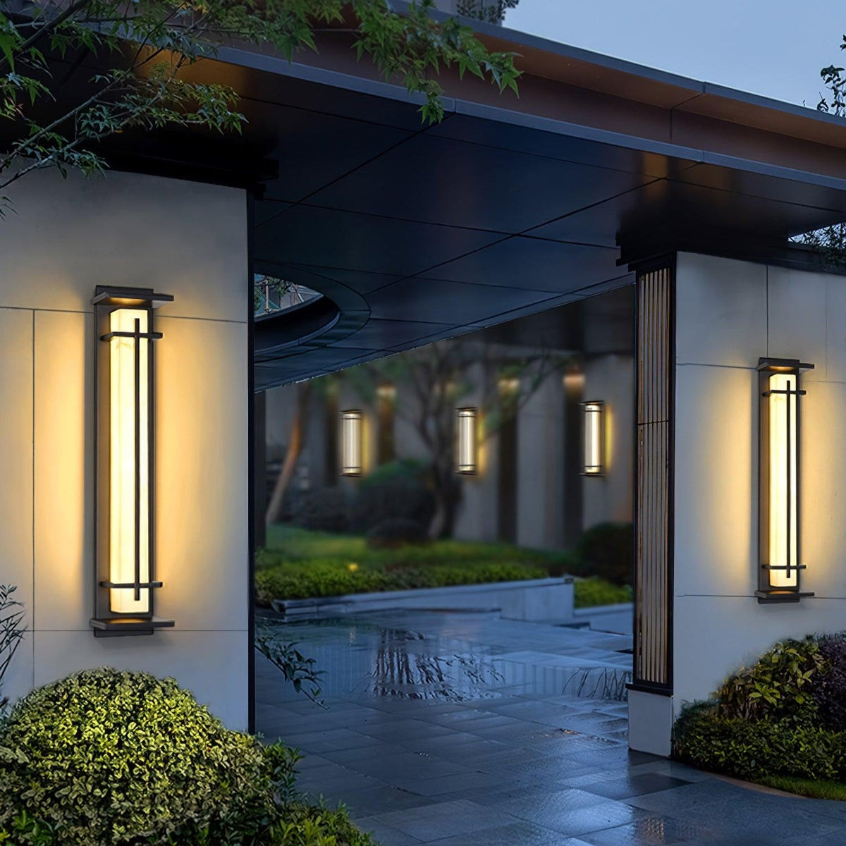 Alba Vertical Outdoor LED Wall Light - product detail 4