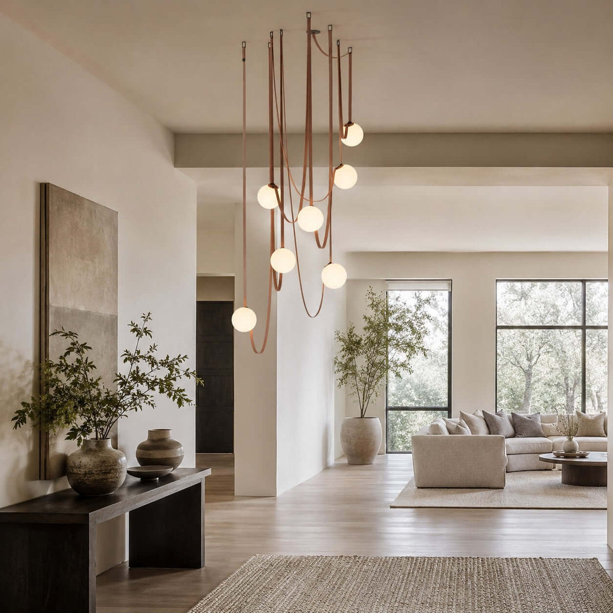 Asymmetrical Globe Ceiling Light – product view