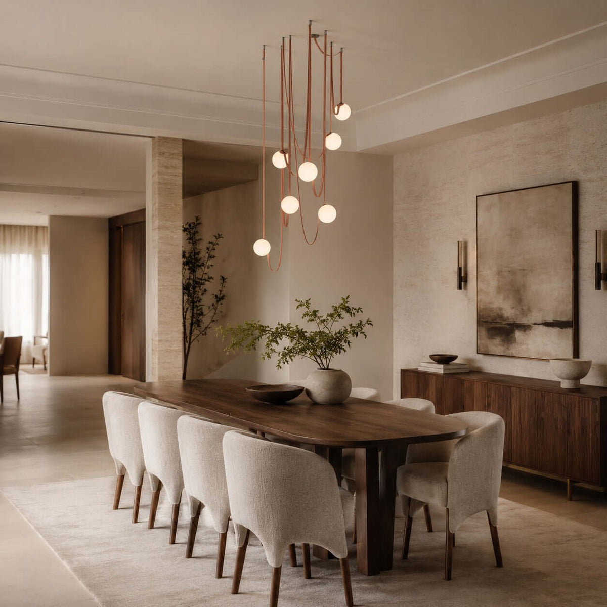 Asymmetrical Globe Ceiling Light – product view