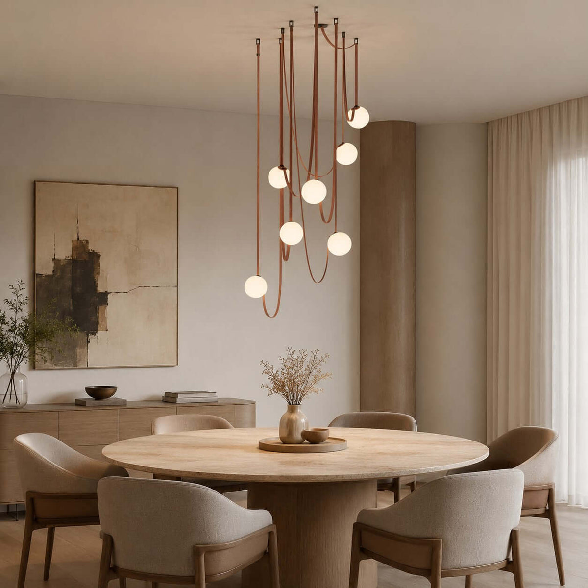 Asymmetrical Globe Ceiling Light – product view