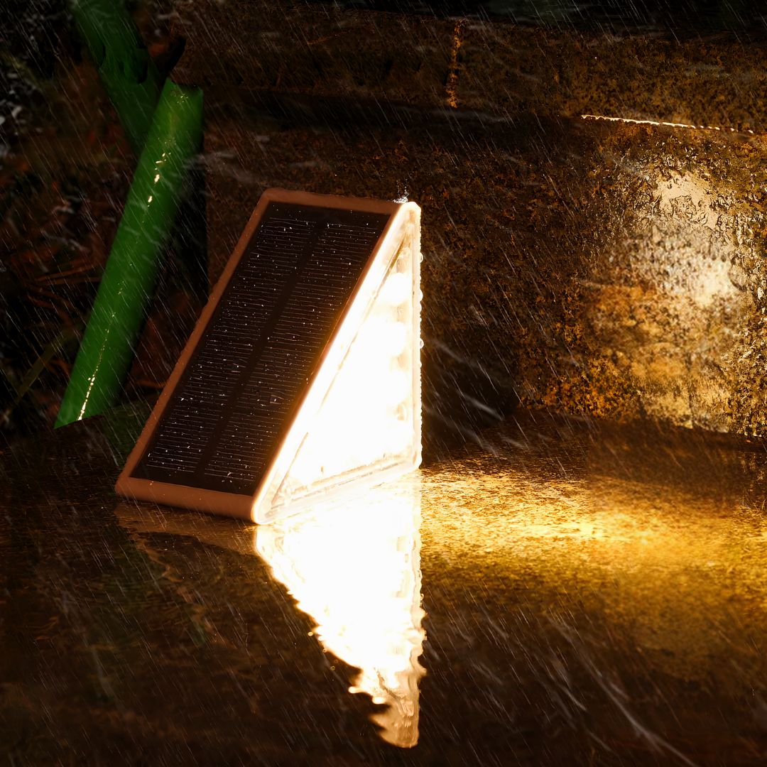 Solar-Powered Outdoor LED Stair Lighting – product view
