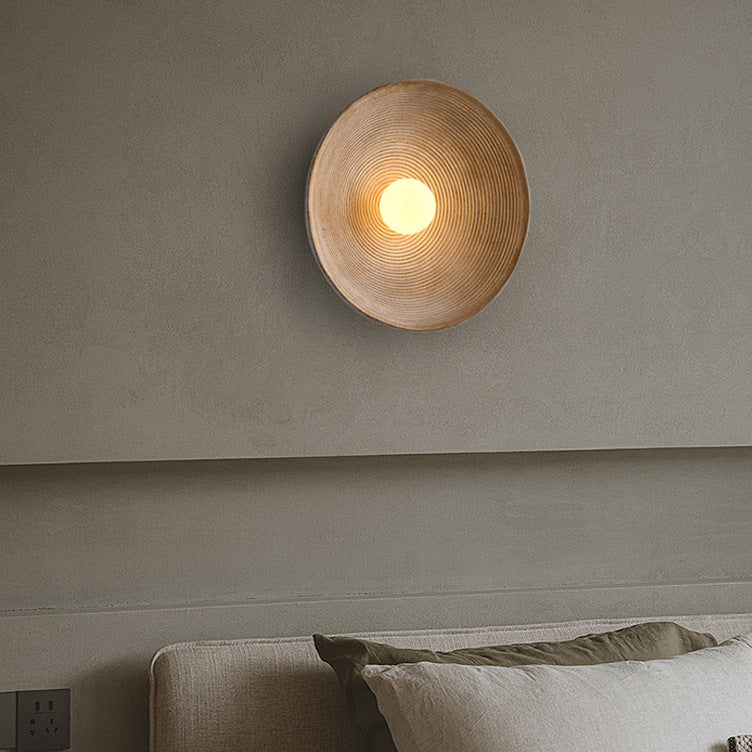 Wabi Sabi Wooden Wall Sconce – product view