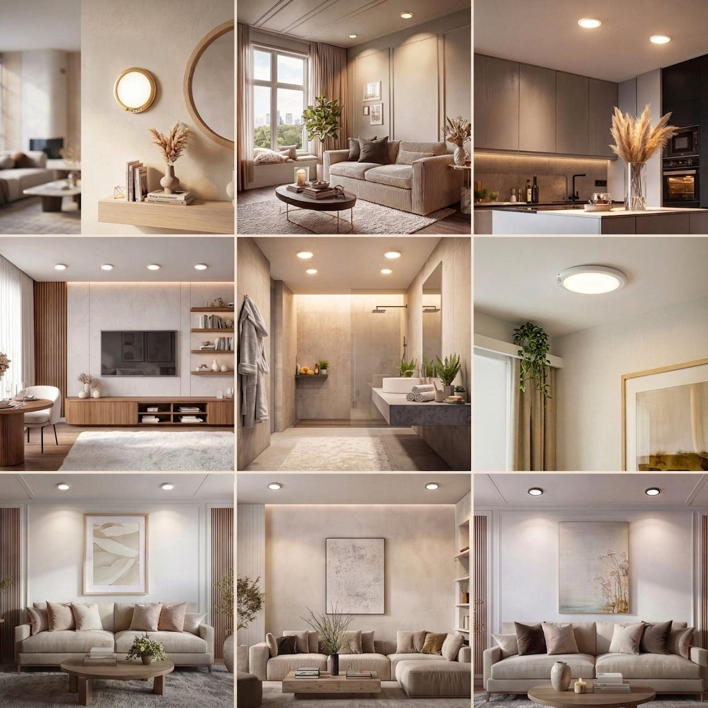 Round Wireless Ceiling Lamp – product view