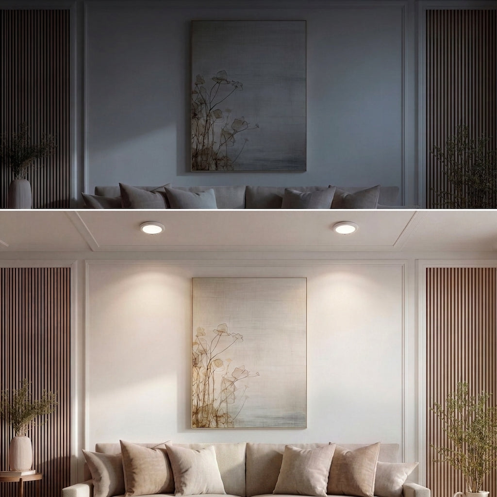 Round Wireless Ceiling Lamp – product view