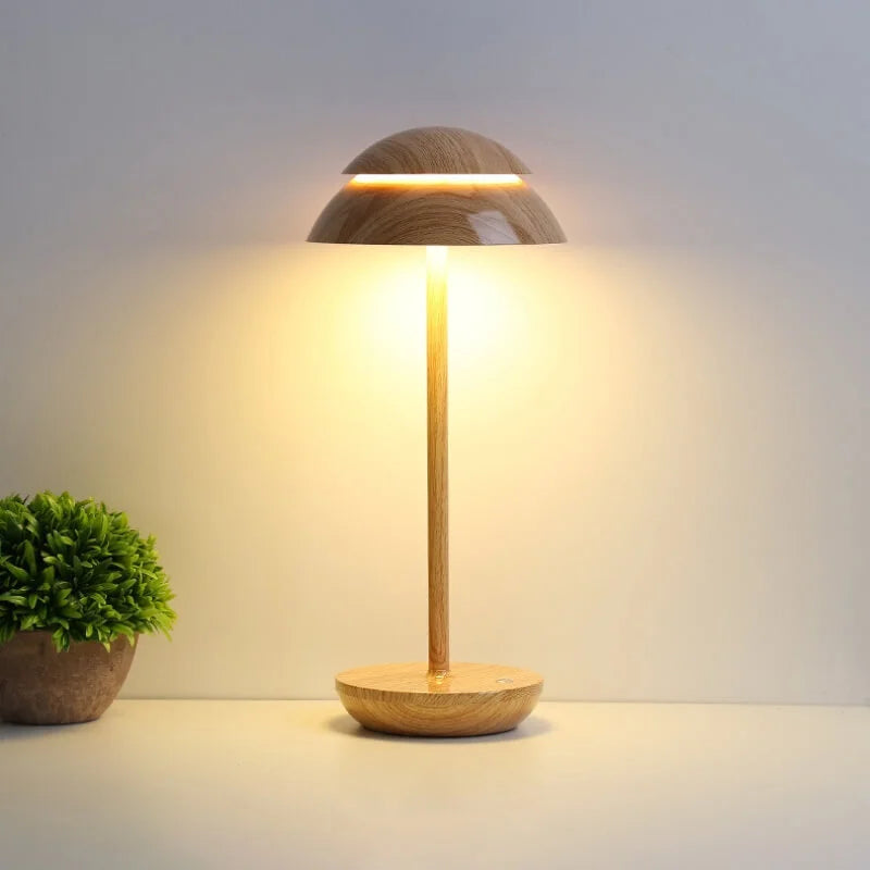 Dimmable Scandinavian Wireless Aluminum Table Lamp – product view