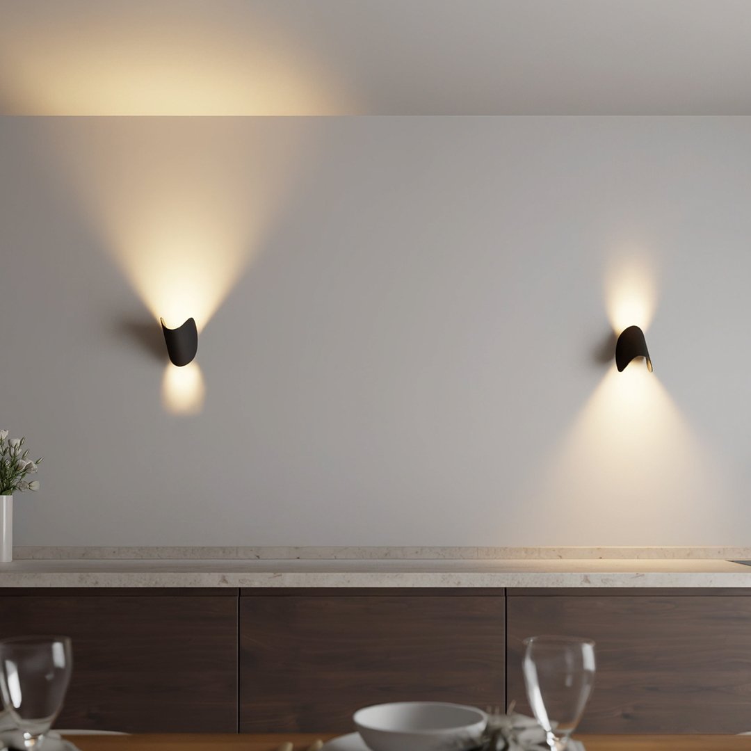 Classic Dimmable Spiral LED Wall Lamp – product view
