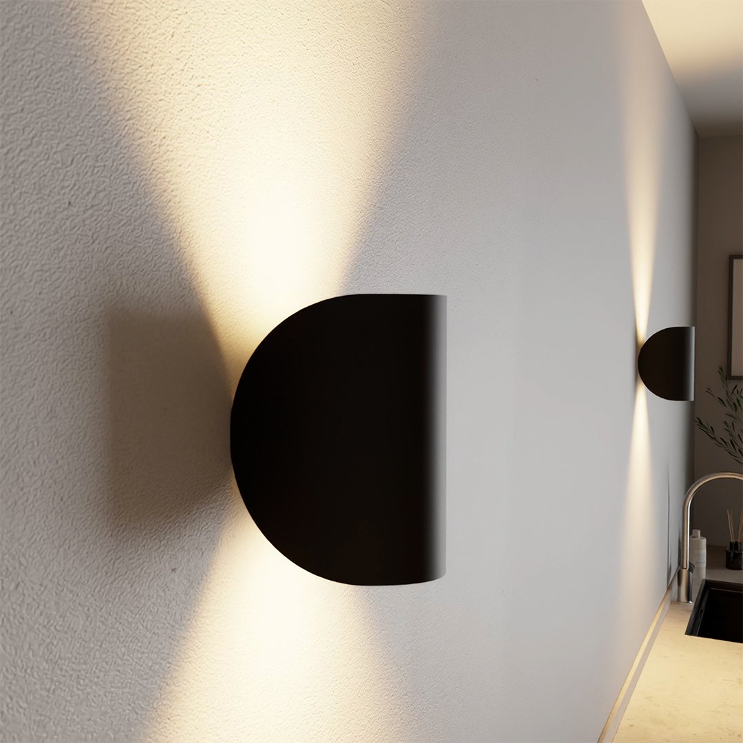 Classic Dimmable Spiral LED Wall Lamp – product view