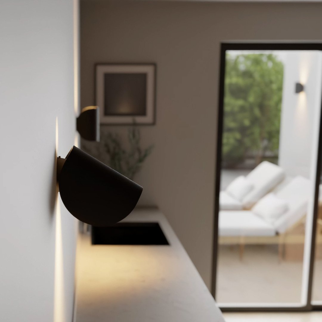 Classic Dimmable Spiral LED Wall Lamp – product view