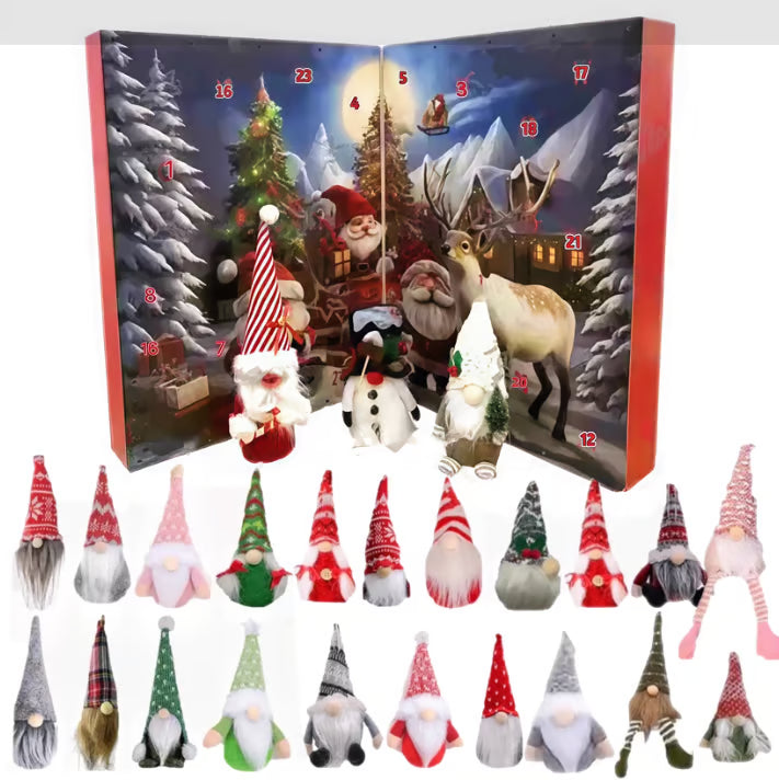 Christmas Gnome Advent Calendar 2026 with 24 Figures – image 1