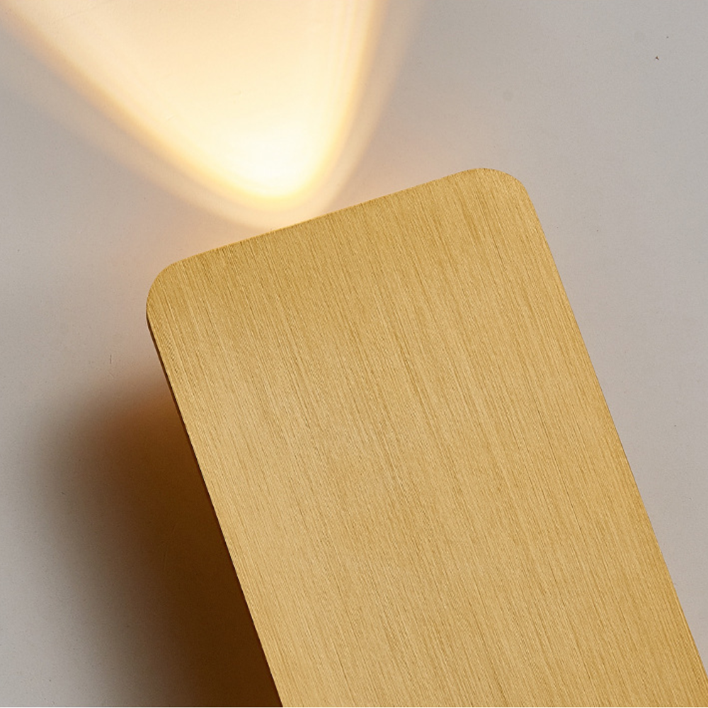 Rectangular Metal Indoor LED Wall Lamp – product view