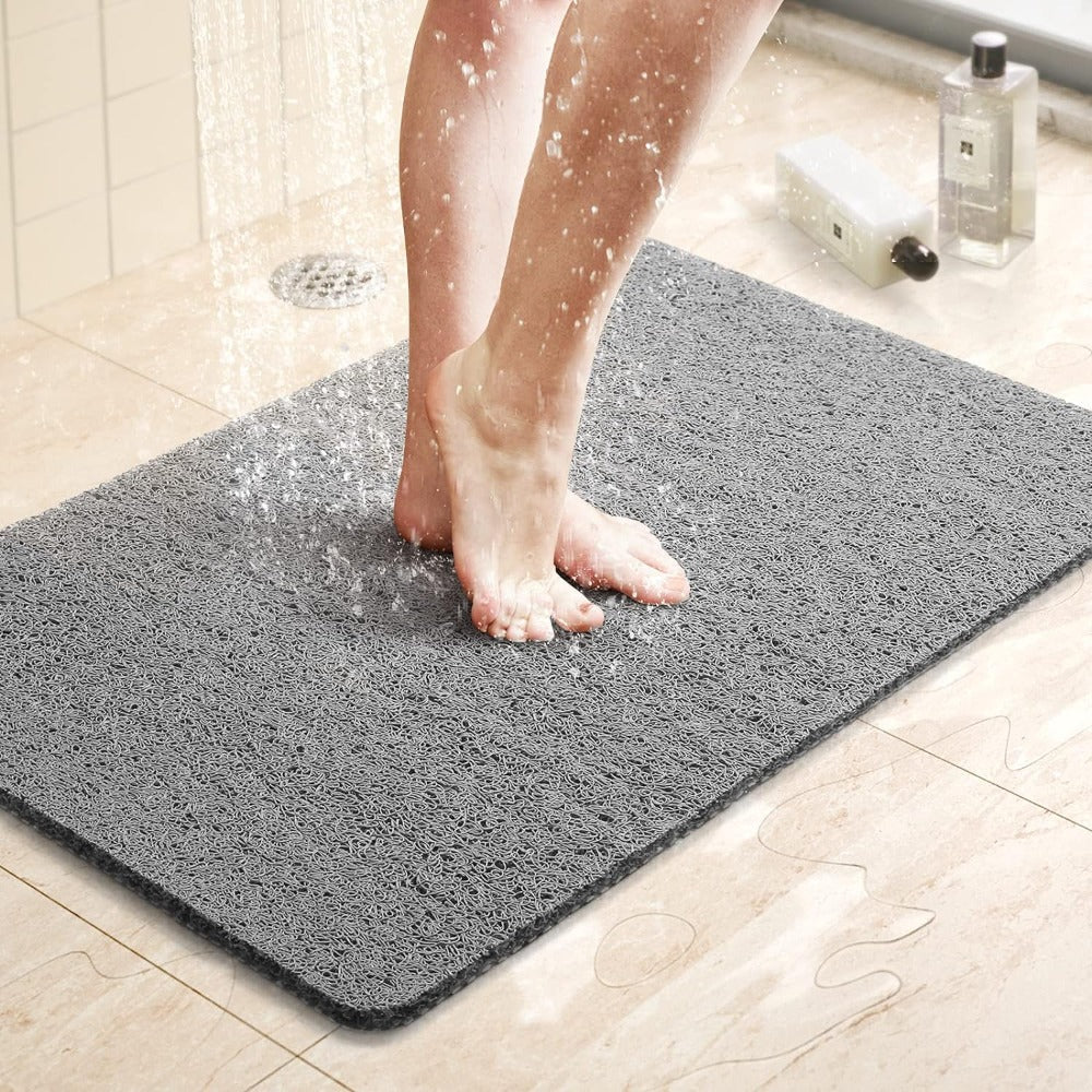 Loofa Textured PVC Bath Mat