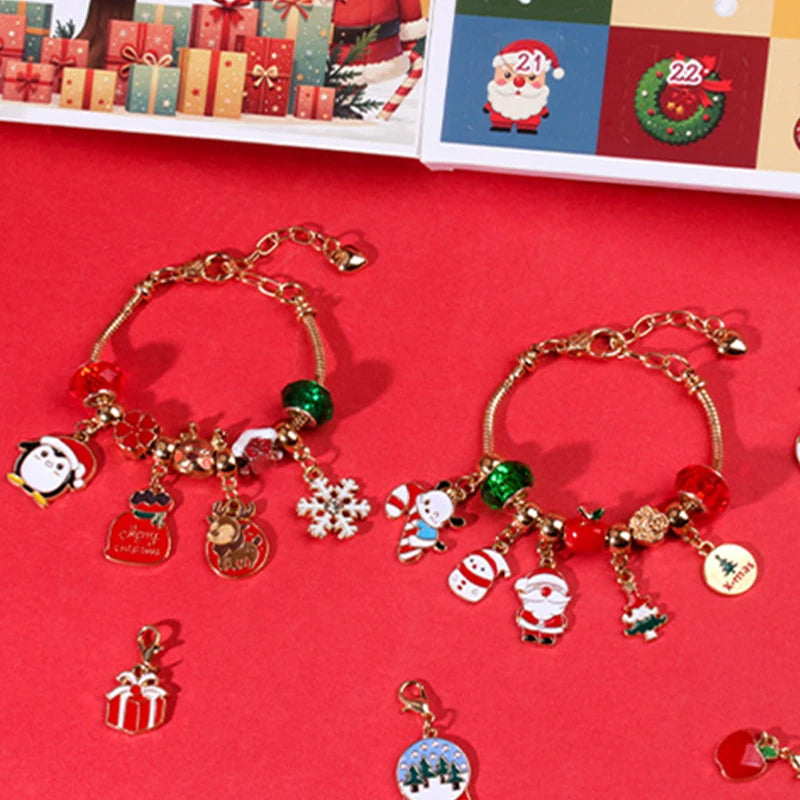Kids' Bracelet Advent Calendar with Crystal Charm Surprises – image 9