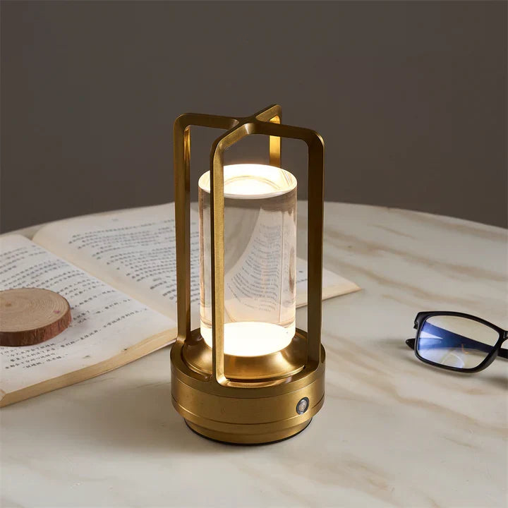 Crystal-Accent Wireless Table Lamp – product view