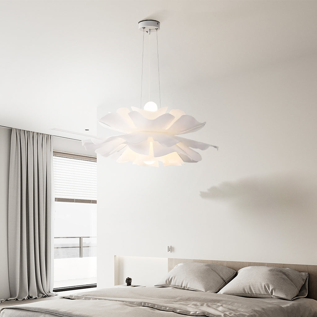 Japandi Lotus Flower Pendant Lamp – product view
