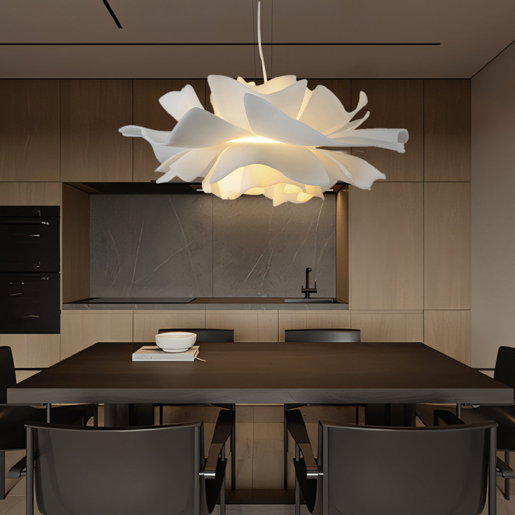 Japandi Lotus Flower Pendant Lamp – product view
