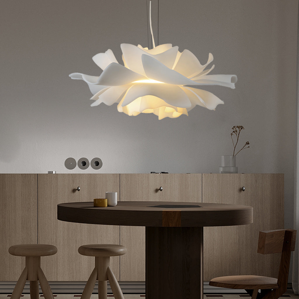Japandi Lotus Flower Pendant Lamp – product view