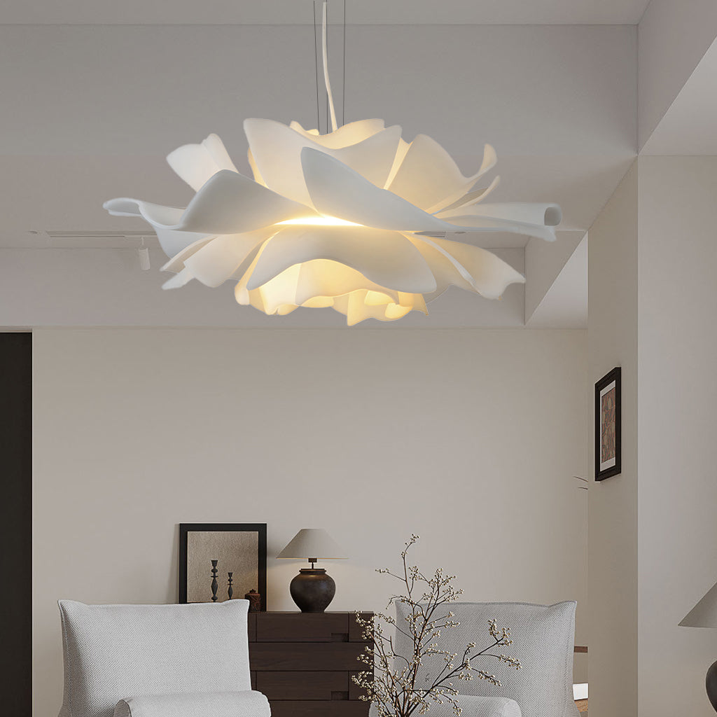 Japandi Lotus Flower Pendant Lamp – product view