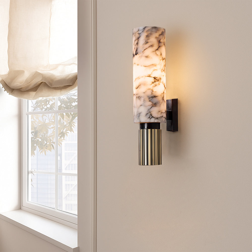 Aurelia Copper and Marble Wall Light - product detail 3
