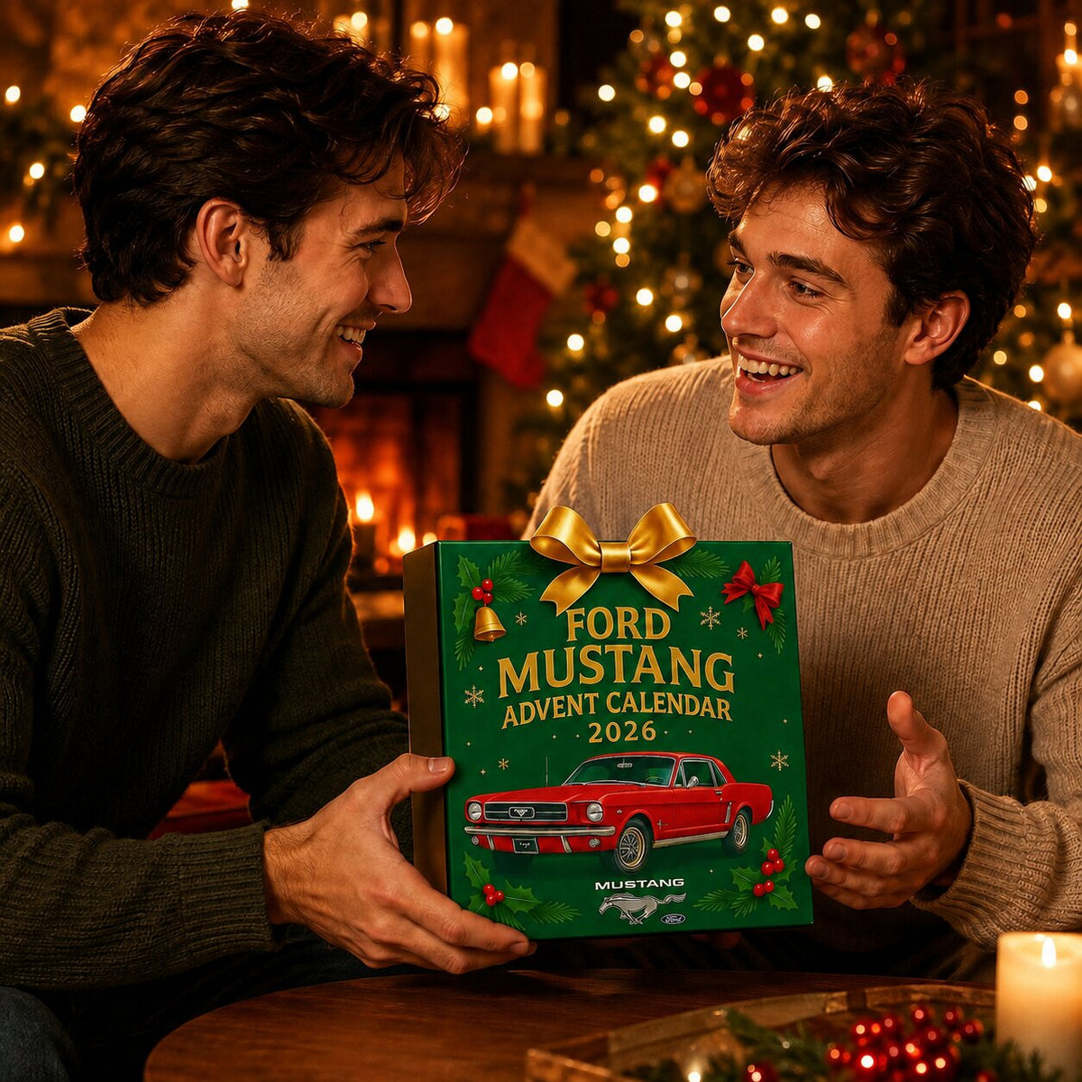 Mustang-Inspired Advent Calendar 2026 with 24 Ornaments – image 3
