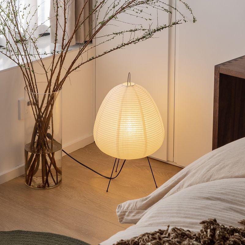 Kyoto Japandi Paper Shade Floor Lamp