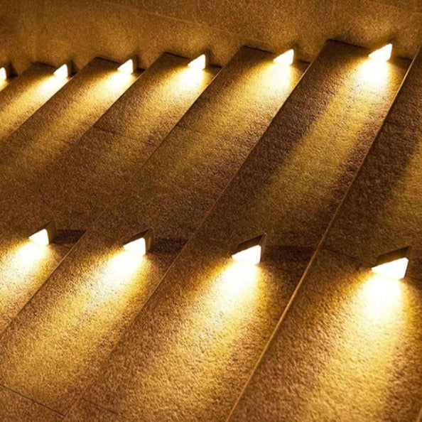 Solar-Powered Outdoor LED Stair Lighting – product view