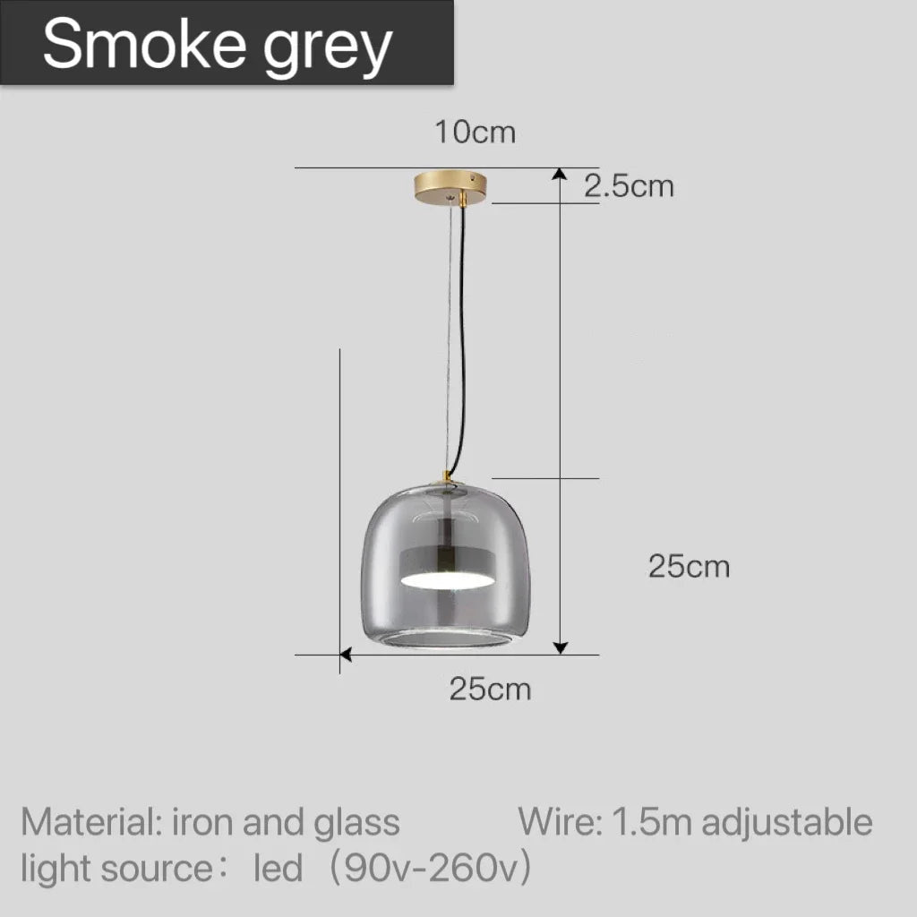Nordic Glass Pendant Lamp – product view