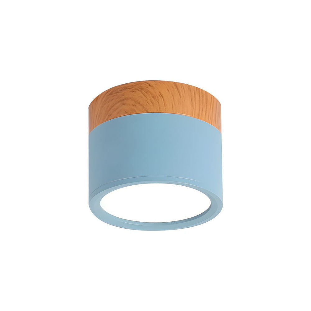 Ceiling Lamp with a Wooden Accent – product view
