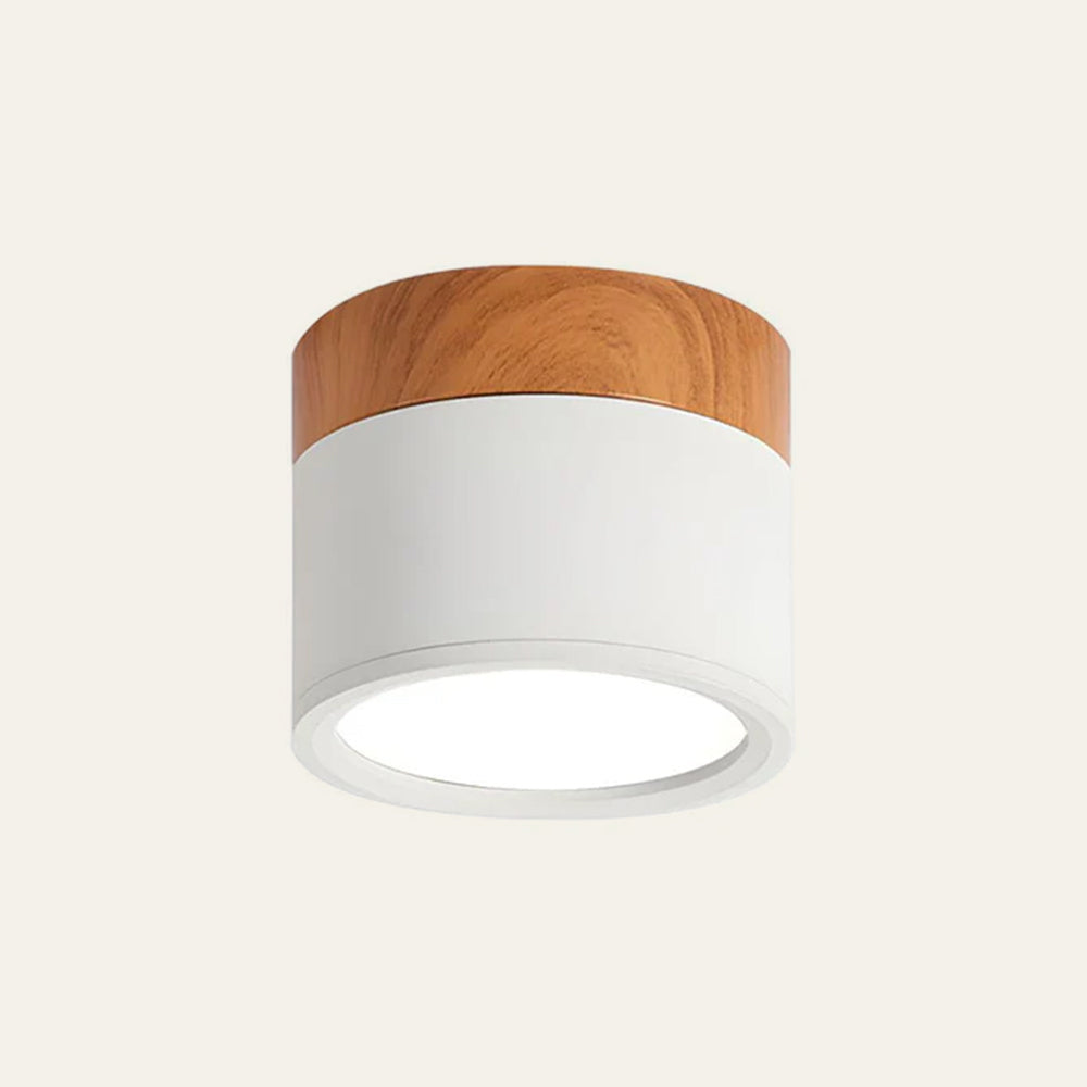 Ceiling Lamp with a Wooden Accent – product view
