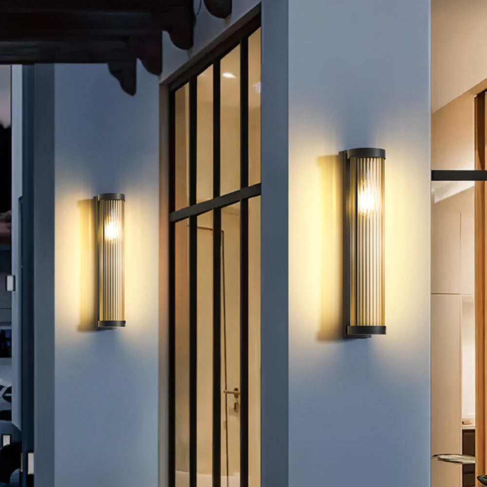 Solar Up and Down Outdoor Wall Light – product view